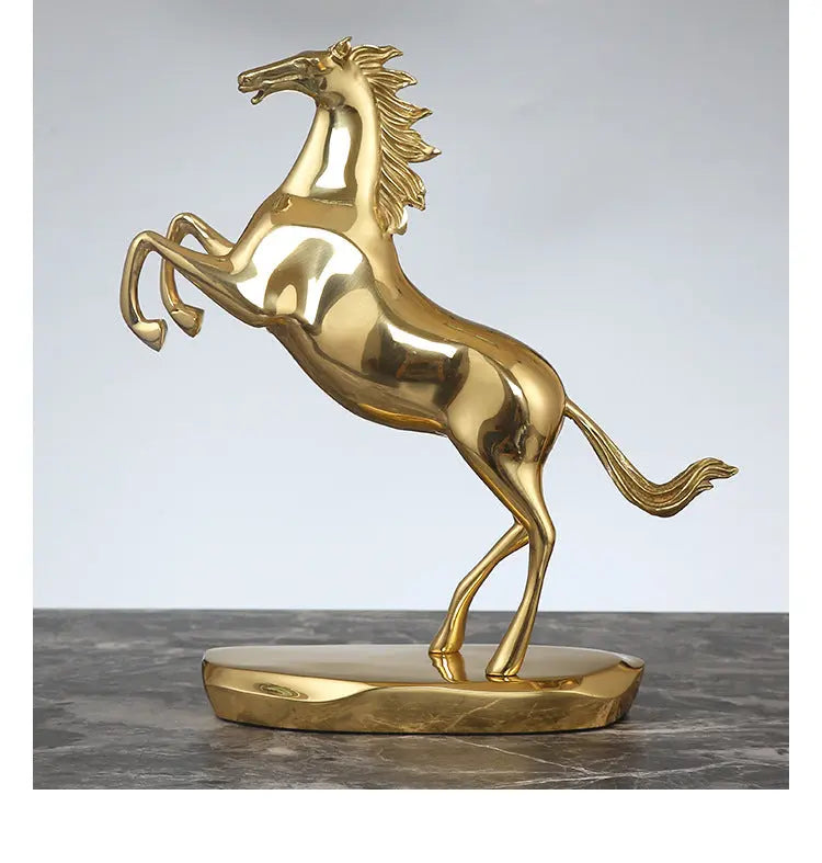 Light Luxury Pure Copper Horse￼ Ornament Londecor