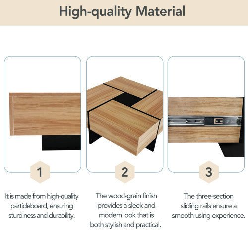 Coffee Table with Hidden Storage