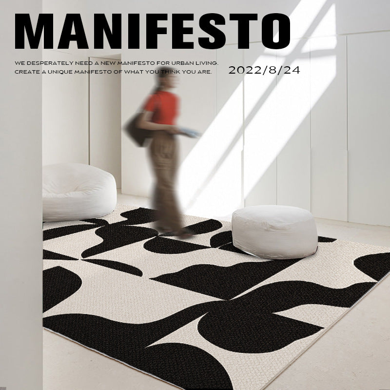Sophisticated Living Room Wool Carpet
