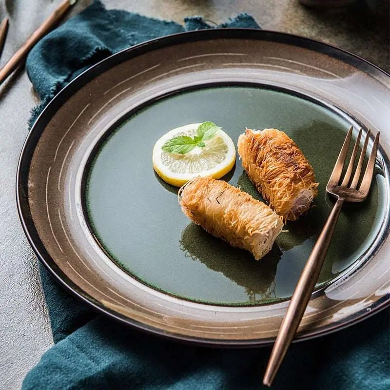 American Ceramic Tableware Kiln Glazed Dishes