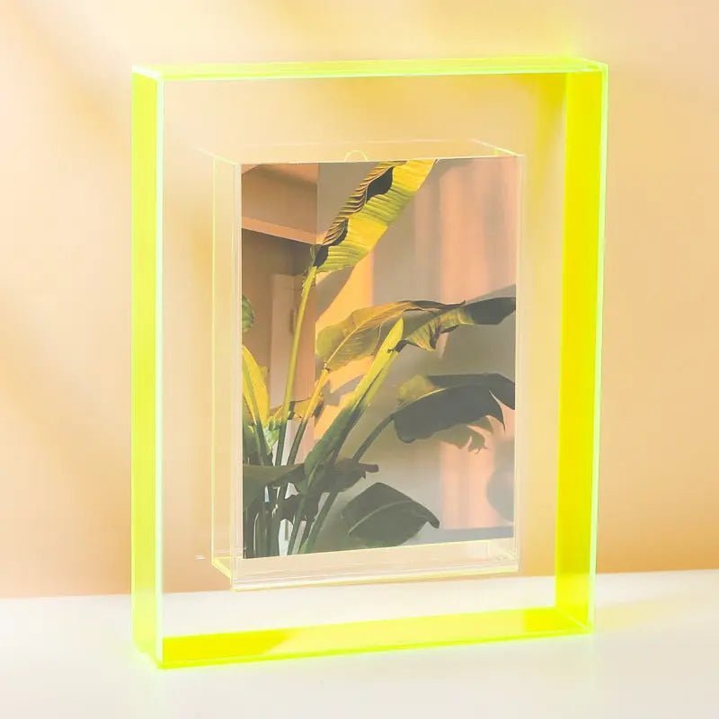 Londecor Clear Acrylic Photo Frame – Modern Rectangular Picture Frame for Home or Office - Londecor