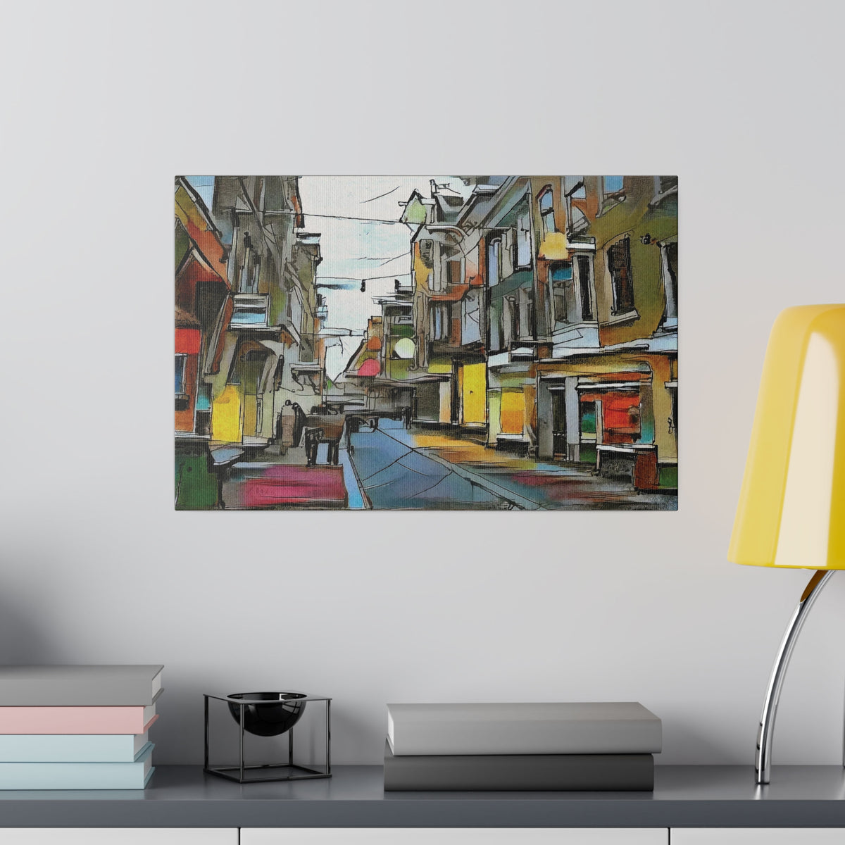 On The High Street Canvas Printify