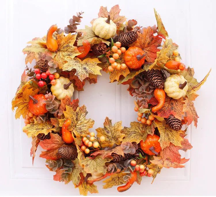 Halloween Autumn Leaf Garland Pumpkin Home Decor Londecor