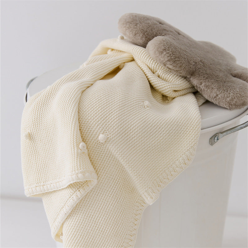Children's Cotton Knitted Blanket/Throw