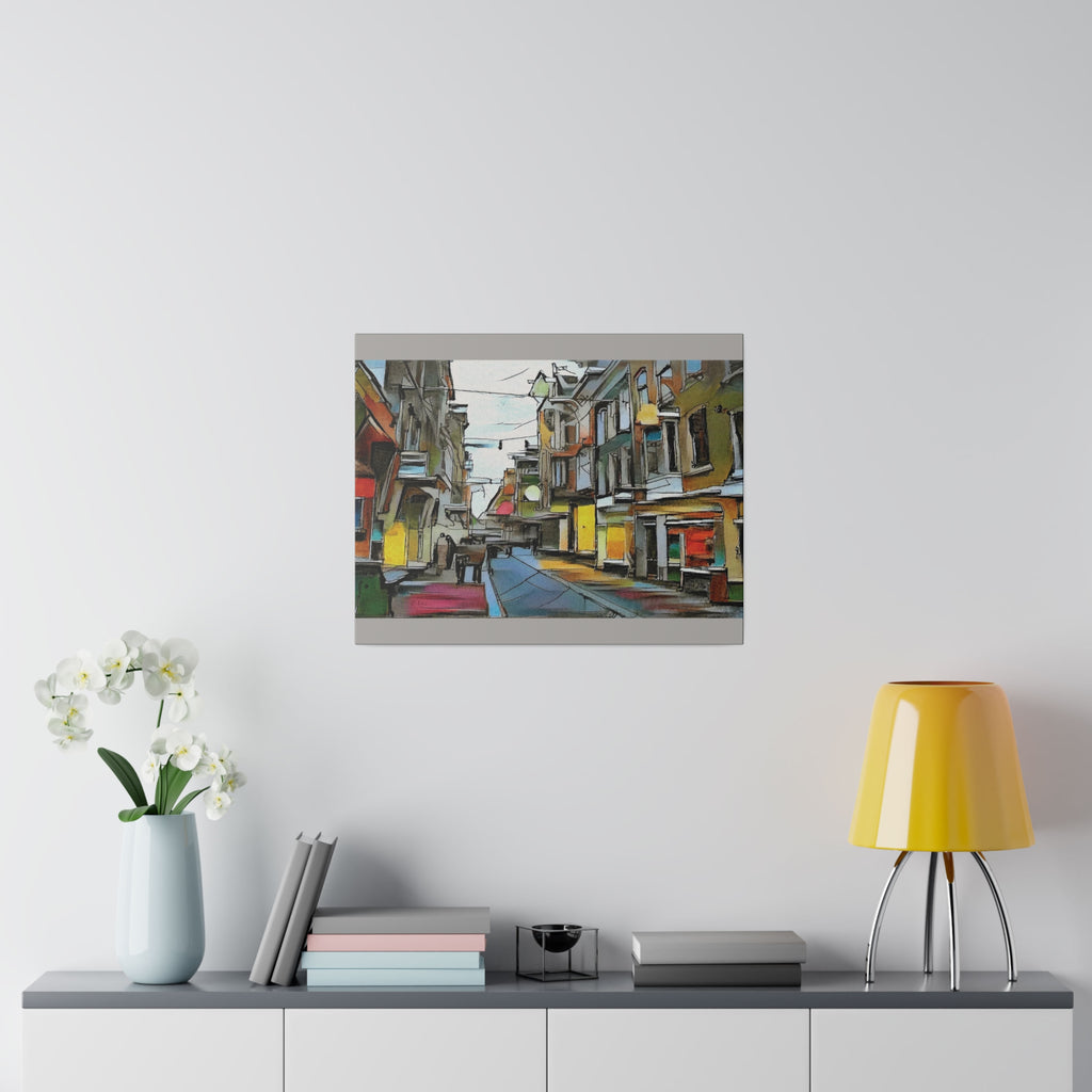 On The High Street Canvas Printify