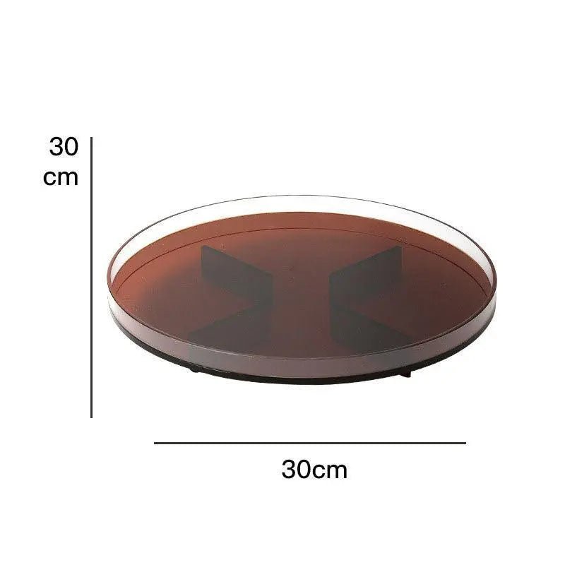 Acrylic Color Round Tray Ins Tray - Londecor