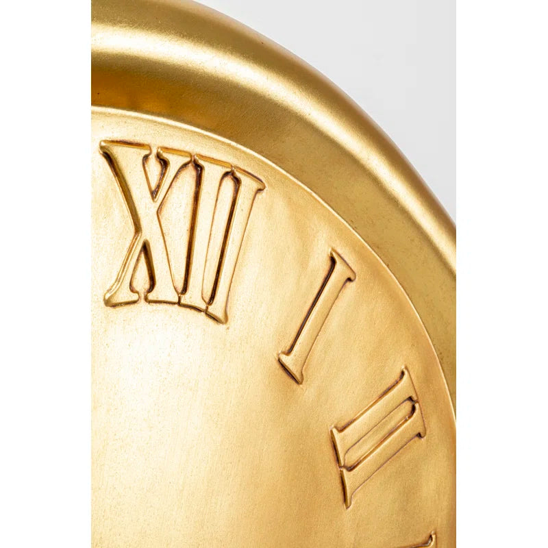 Big Drop Gold Wall Clock