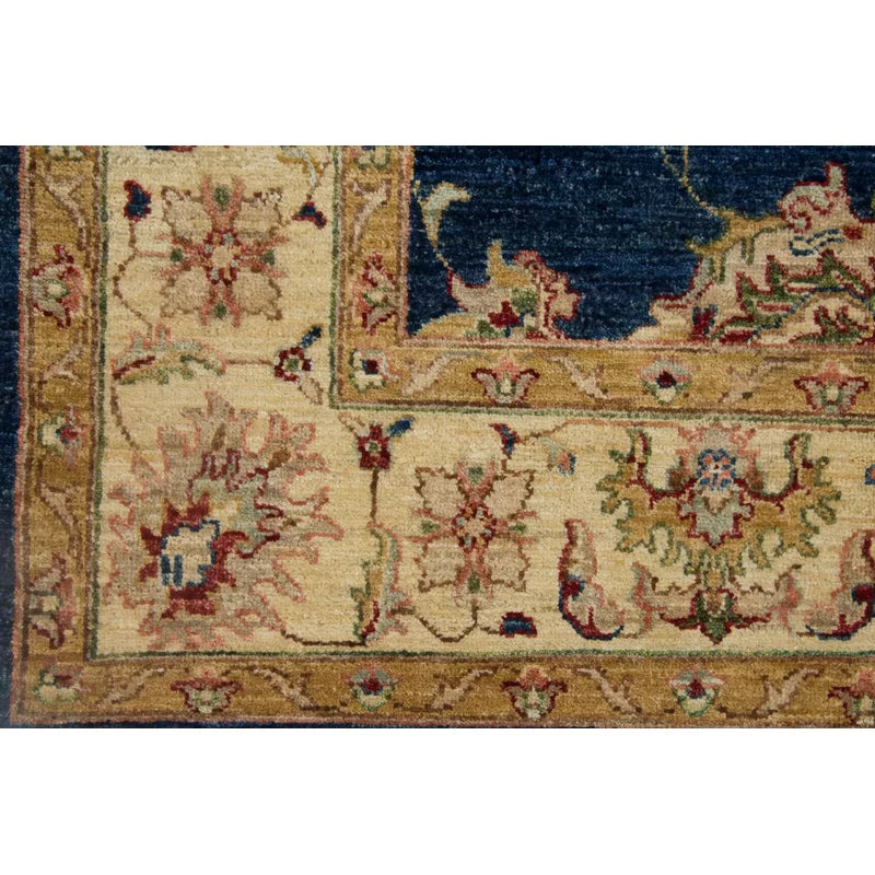 Textured Charm Handwoven Wool Rug