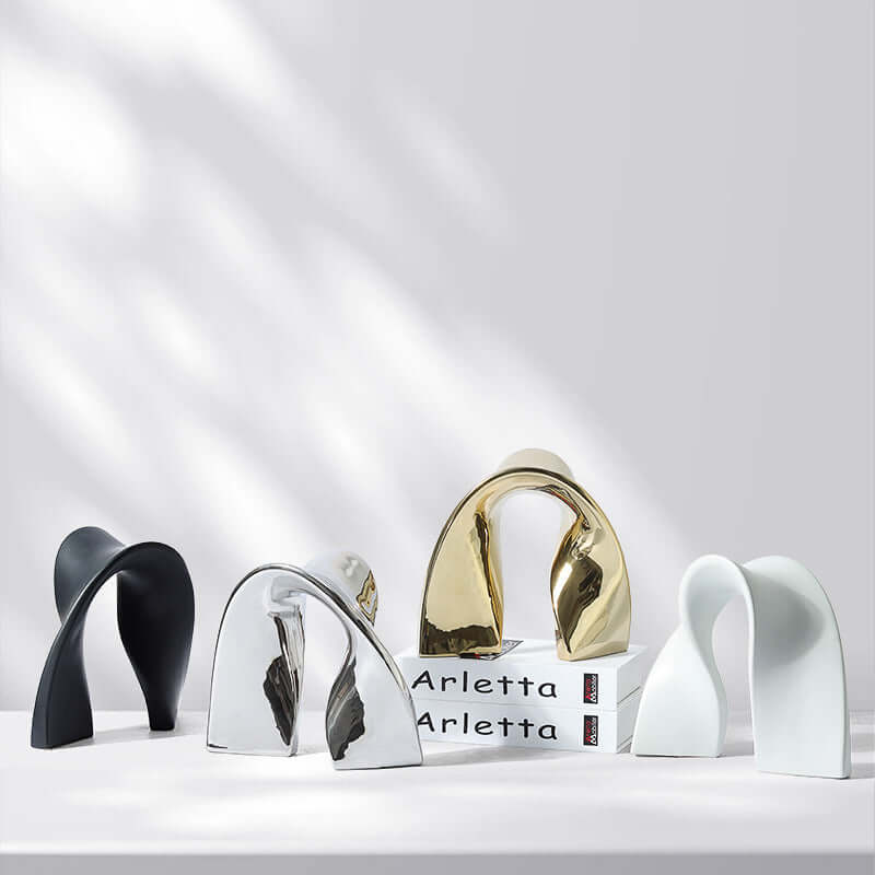 Ribbon Scarf Ceramic Ornament