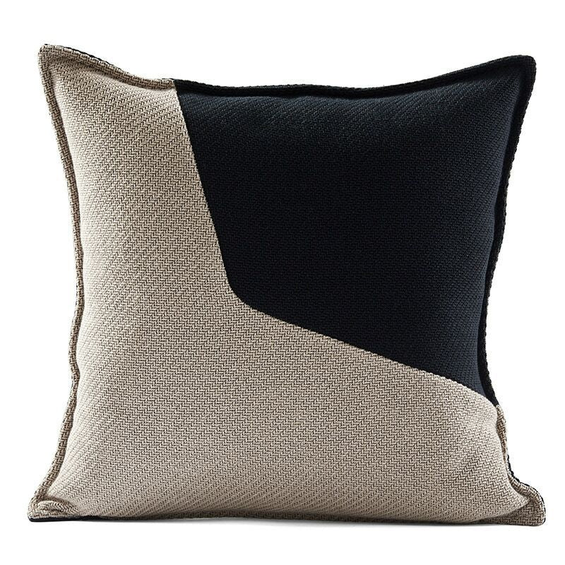 Cushion Cover Decorative Pillow Case Modern Simple Luxury Ivory Black Londecor