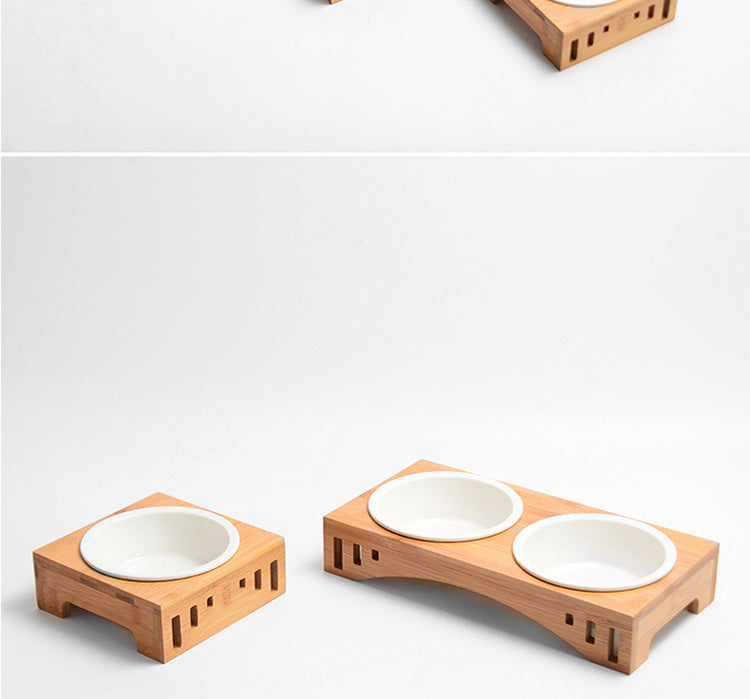 Pet wooden bowl
