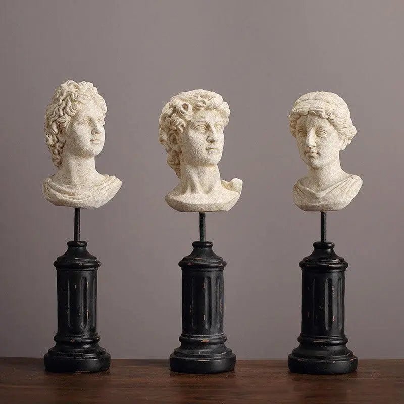 Antique Sculpture with a Lamp Post Base - Londecor