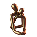 Loving Couple Statue - A Timeless Modern Home Decor Accent For Bookshelves, Office Desks, And Nightstands Valentine's Day Gift