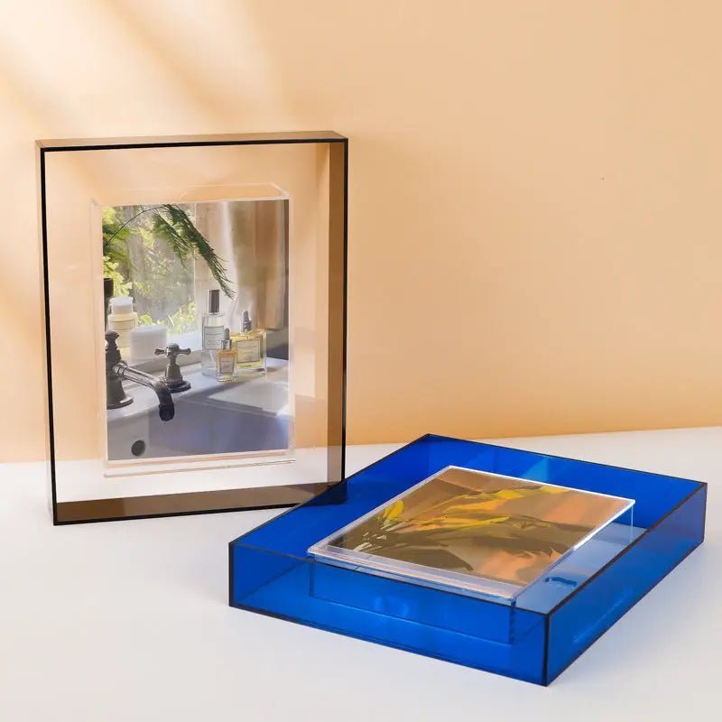 Londecor Clear Acrylic Photo Frame – Modern Rectangular Picture Frame for Home or Office - Londecor