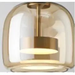 Art Glass Single Head Hanging Chandelier Londecor