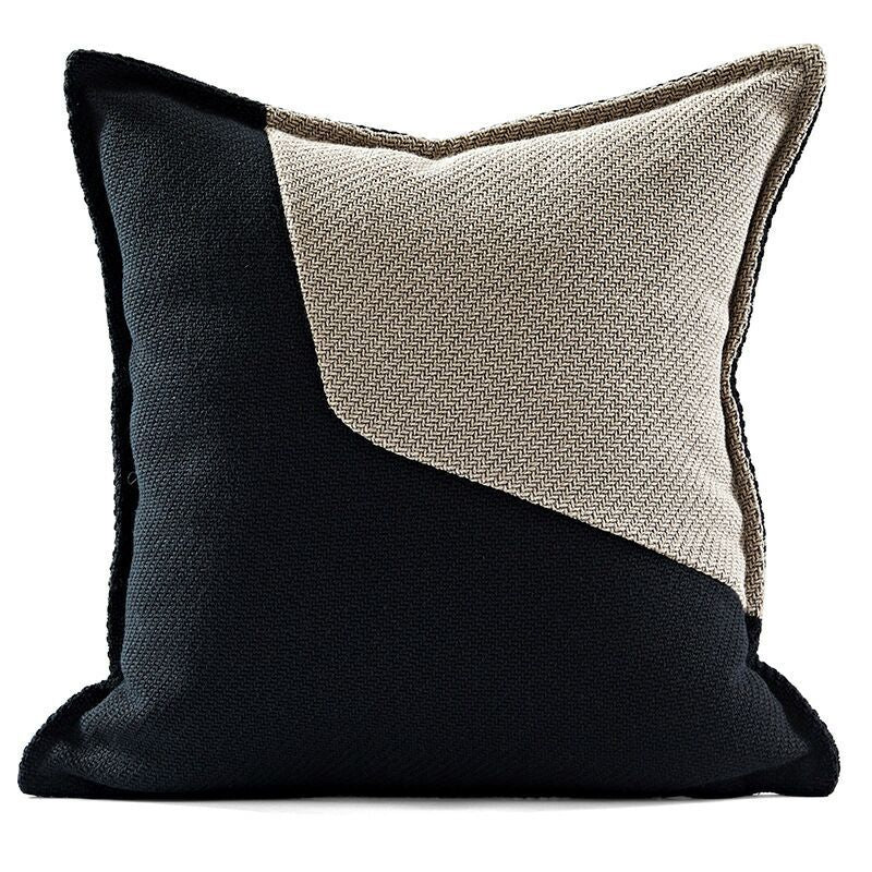 Cushion Cover Decorative Pillow Case Modern Simple Luxury Ivory Black Londecor