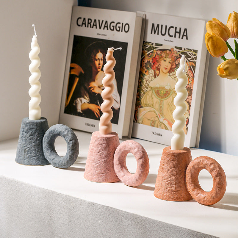 Ceramic Hand made Candle holder