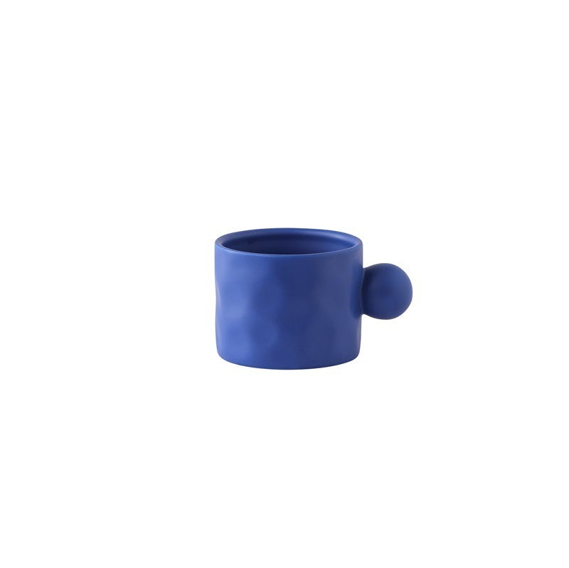Nordic Klein Blue Ceramic Cup And Saucer