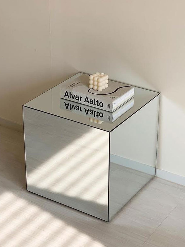 Mirror Acrylic Cube Coffee Table Londecor