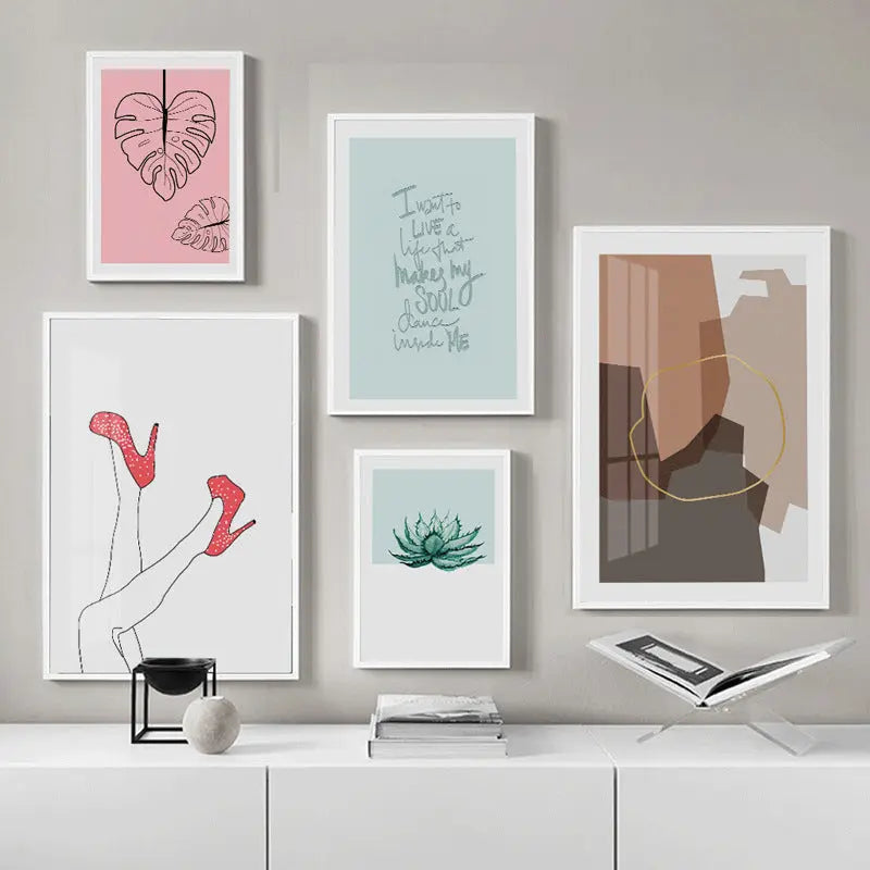 Modern Minimalist Living Room Decoration Painting Nordic Murals Londecor