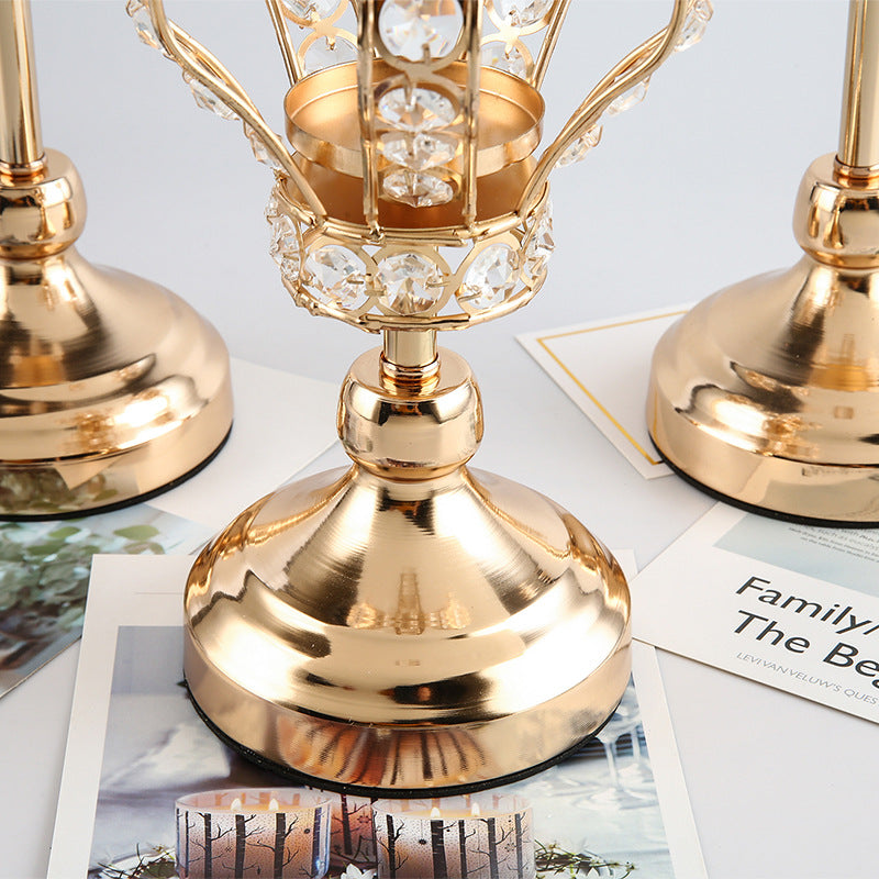 European Style Crown Candle Holder Decoration Home Londecor