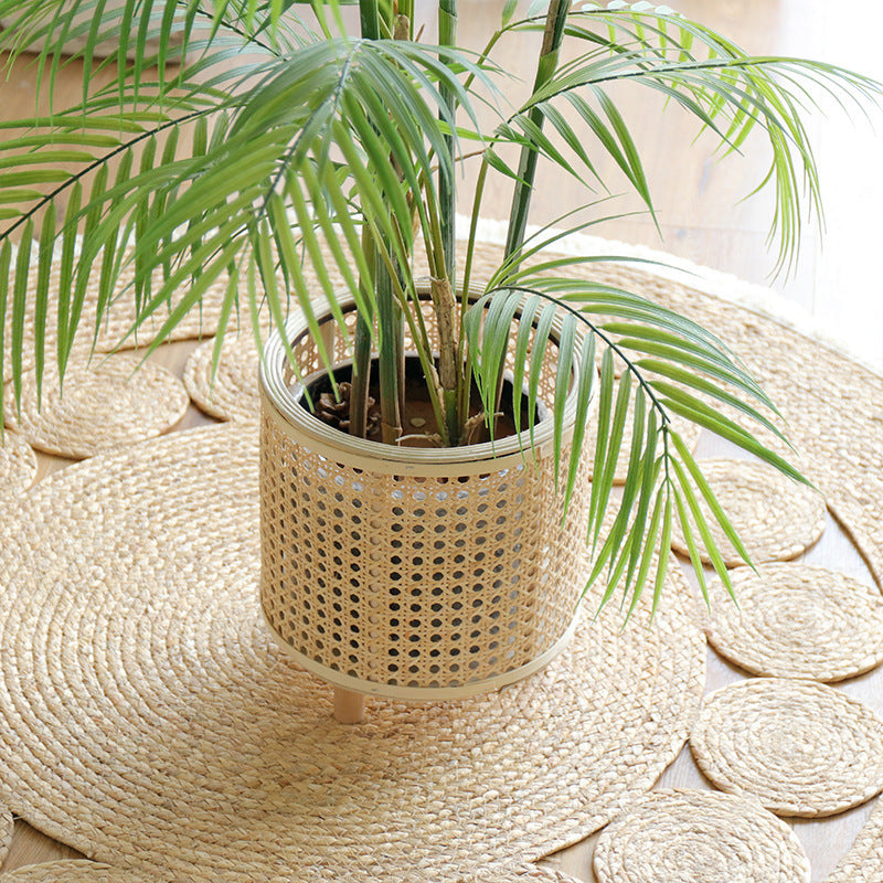 Bamboo Handmade Woven Flower Pot