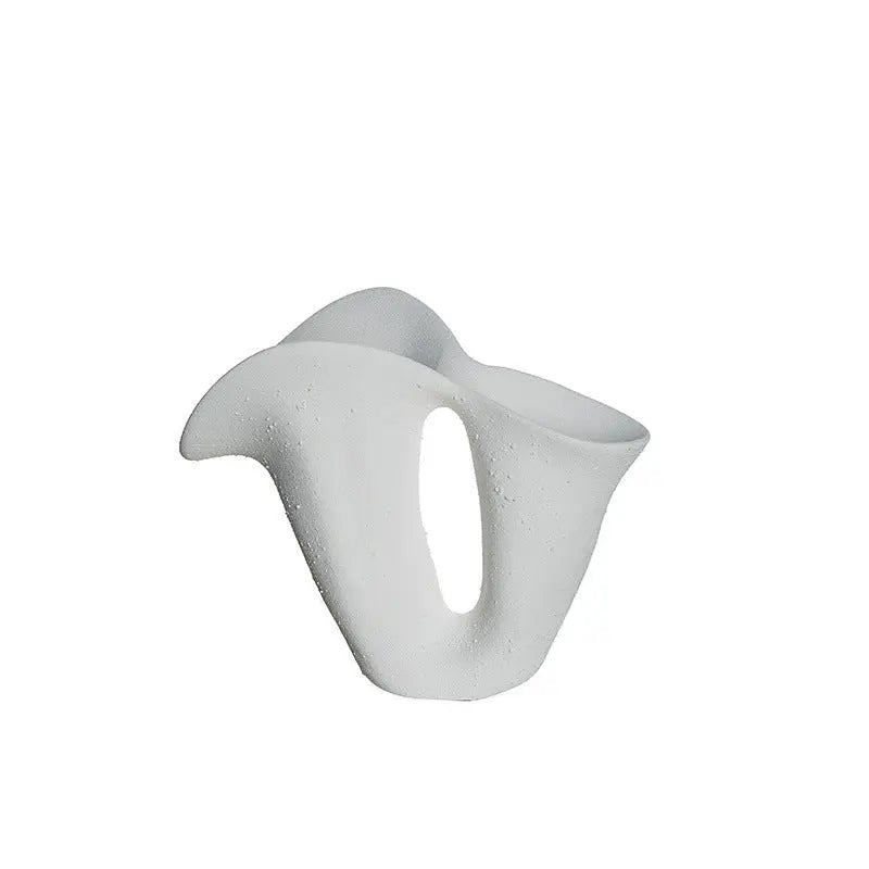 handcrafted White Vase Londecor