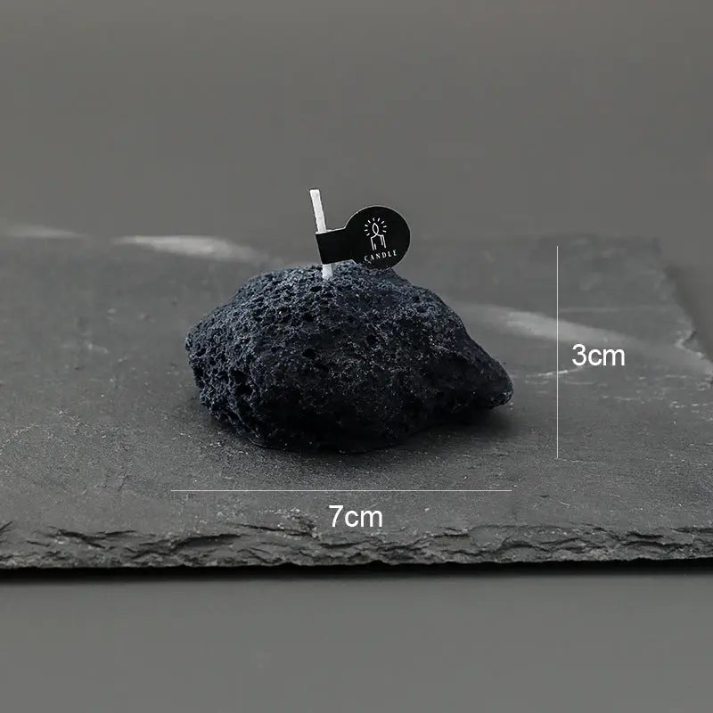 Meteorite Stone Candle Londecor