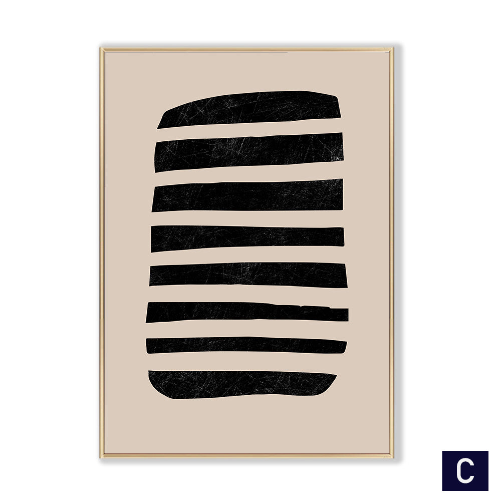 Geometric Shapes Wall Canvas