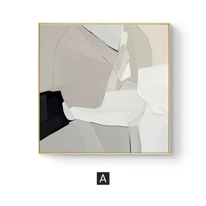 Beige Simple And Quiet Modern Minimalist Abstract Decorative Painting Londecor
