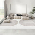 Minimalist Line Thickened Art Carpet Nordic Fluffy Soft Non-slip RUG Londecor