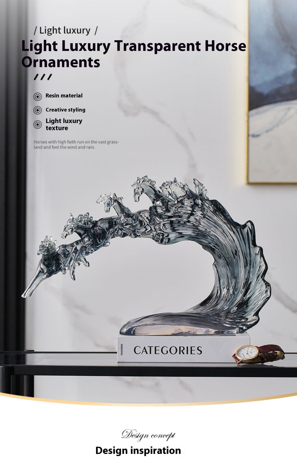 Horse Cabinet Decoration