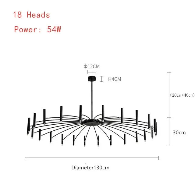 Modern Minimalist Dining Room Art Chandelier Londecor