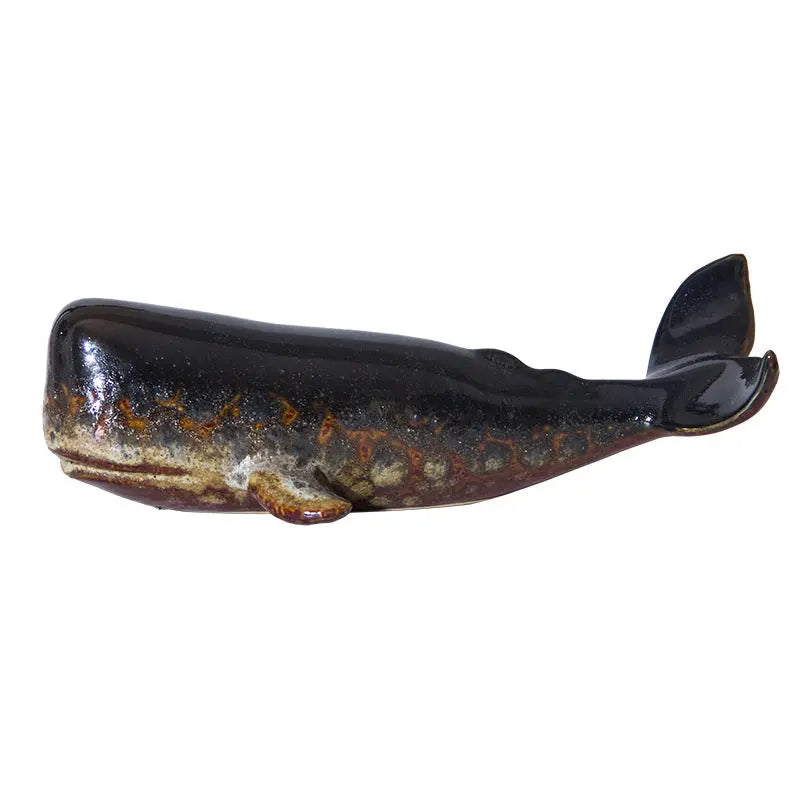 Ceramic Ornaments Simulate Whale Londecor