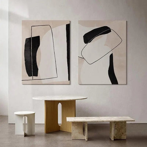 Abstract Living Room Decorative Painting - Londecor