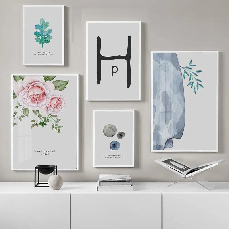 Modern Minimalist Living Room Decoration Painting Nordic Murals Londecor