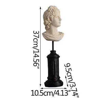 Antique Sculpture with a Lamp Post Base - Londecor