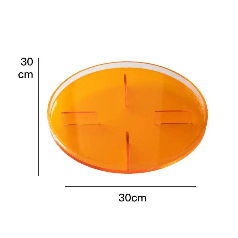 Acrylic Color Round Tray Ins Tray - Londecor