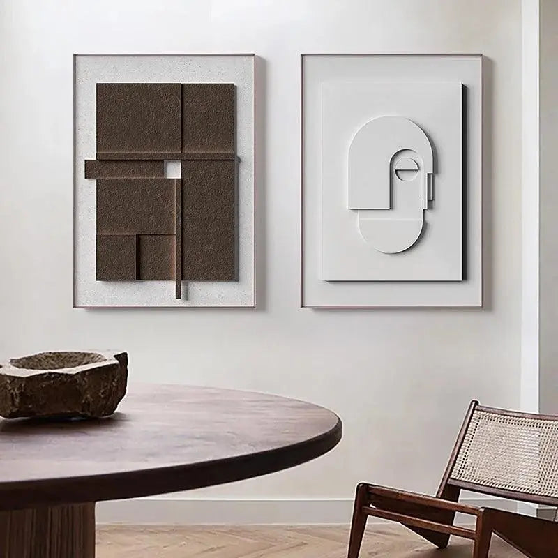 Geometric Abstract Wall Art Canvas Painting - Londecor