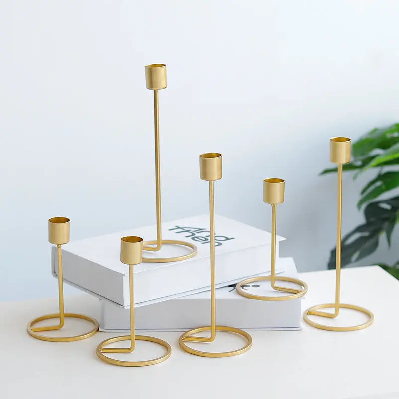 Nordic candlestick gold candlestick Londecor