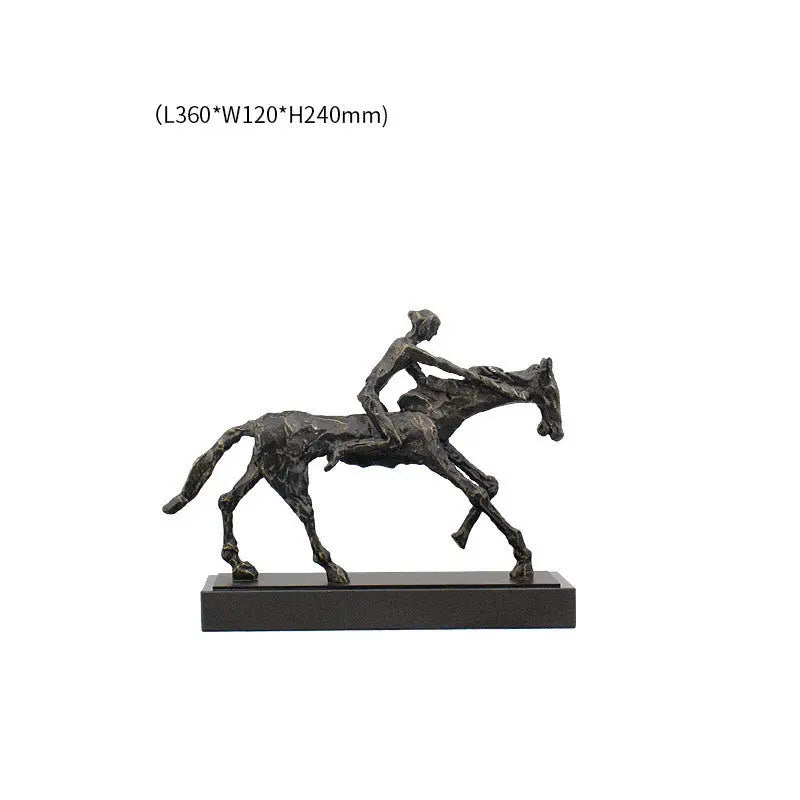 Modern Cast Iron and Marble Desktop Decorations. Londecor