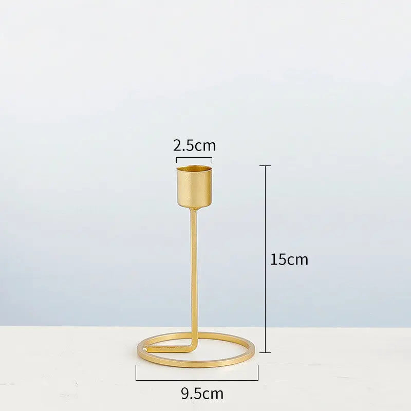 Nordic candlestick gold candlestick Londecor