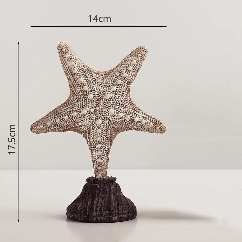 Resin Shell Ornament-Beach House - Londecor