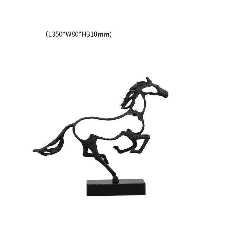 Modern Cast Iron and Marble Desktop Decorations. Londecor