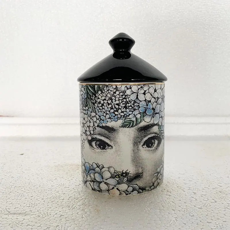 Art Face Jar //Decoration Ornaments - Londecor