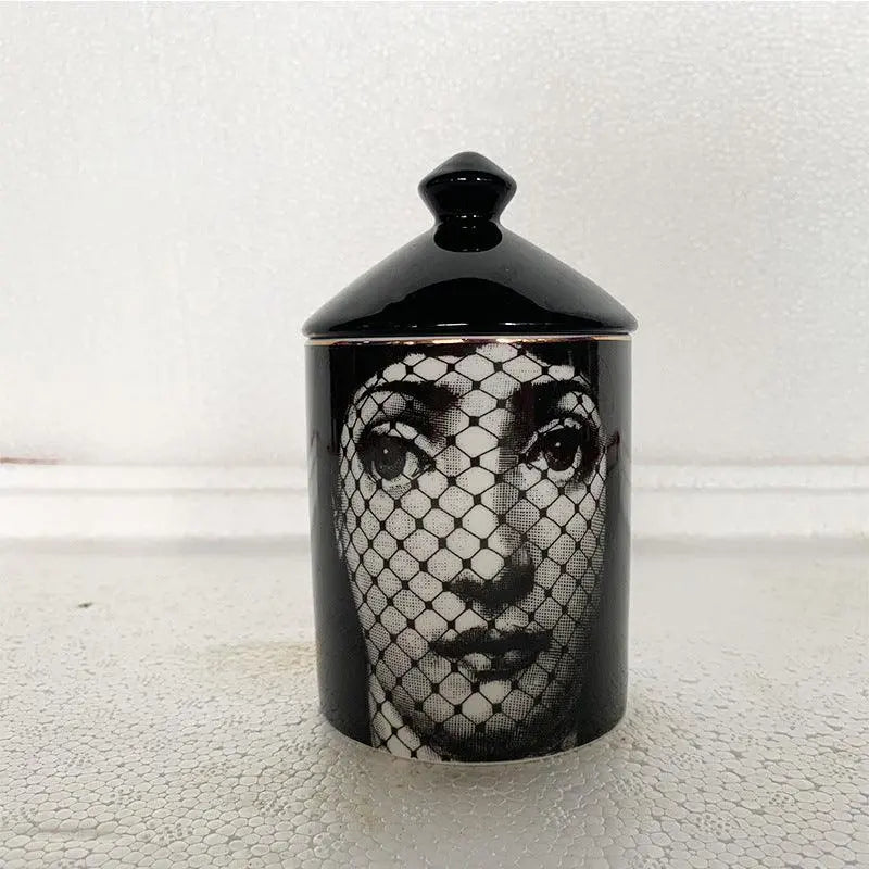 Art Face Jar //Decoration Ornaments - Londecor