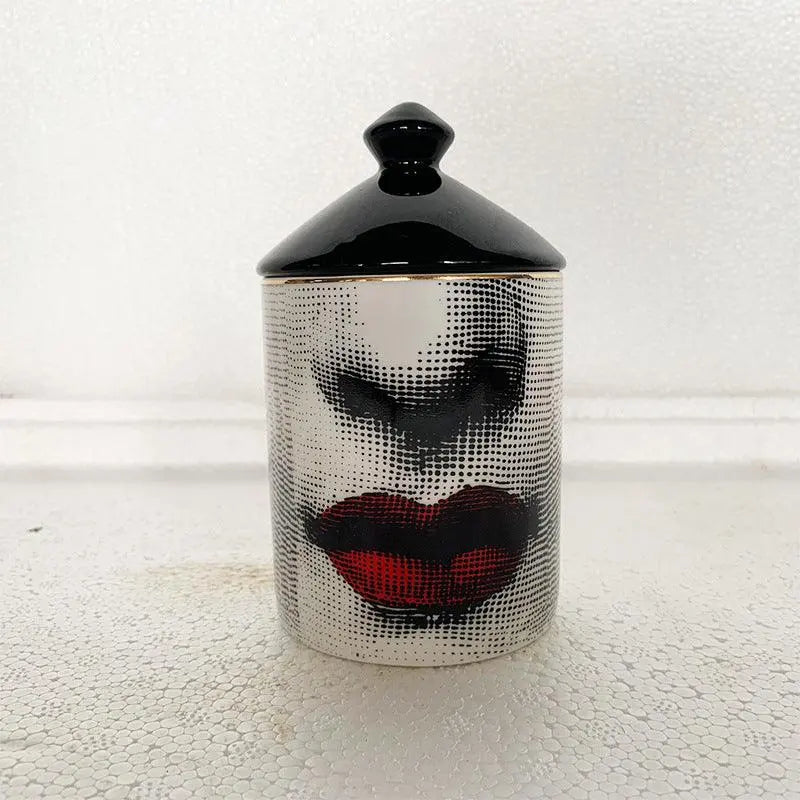 Art Face Jar //Decoration Ornaments - Londecor