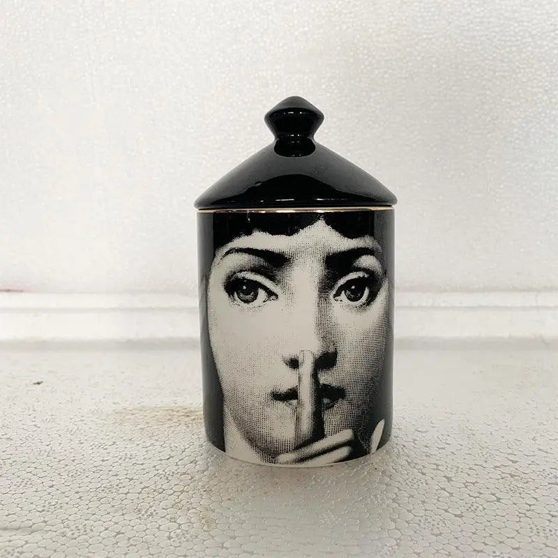 Art Face Jar //Decoration Ornaments - Londecor