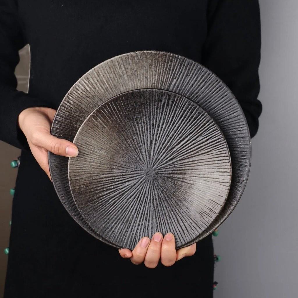 Striped Steak Plate Londecor