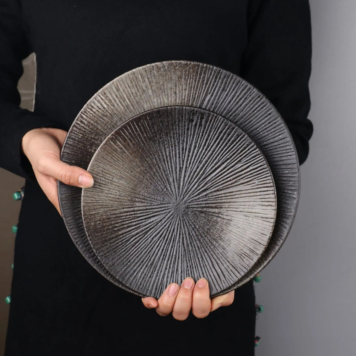 Striped Steak Plate Londecor